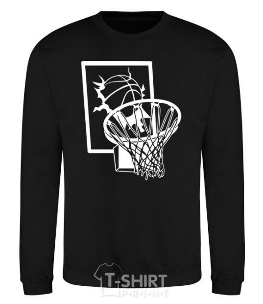 Sweatshirt Basketball hoop and ball black фото