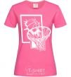 Women's T-shirt Basketball hoop and ball heliconia фото