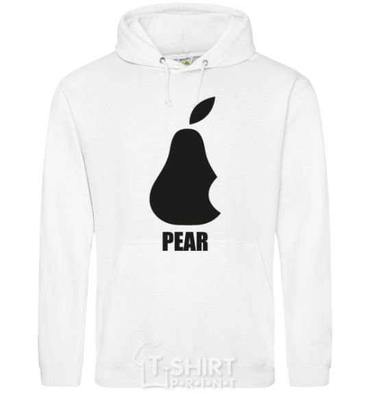 Men`s hoodie Pear White фото