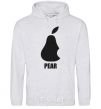 Men`s hoodie Pear sport-grey фото