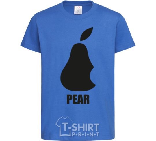 Kids T-shirt Pear royal-blue фото