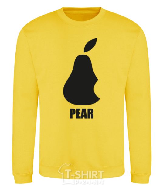 Sweatshirt Pear yellow фото