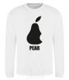 Sweatshirt Pear White фото