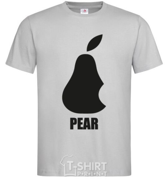 Men's T-Shirt Pear grey фото