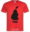 Мужская футболка Pear Красный фото