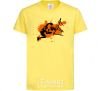 Kids T-shirt Basketball player splash cornsilk фото