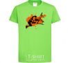 Kids T-shirt Basketball player splash orchid-green фото