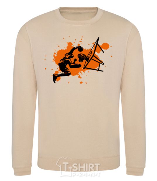 Sweatshirt Basketball player splash sand фото