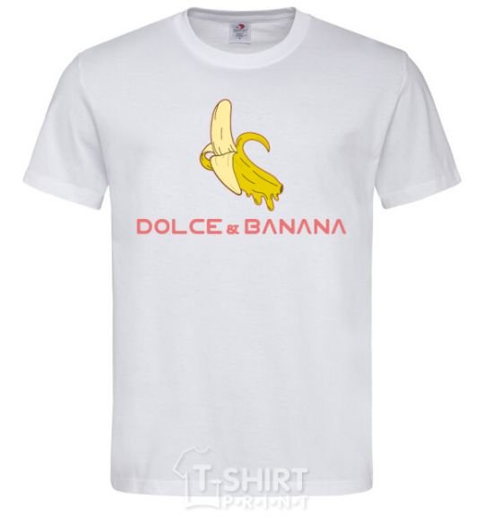 Men's T-Shirt Dolce banana White фото