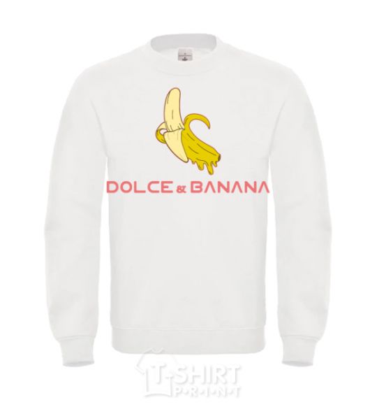 Sweatshirt Dolce banana White фото