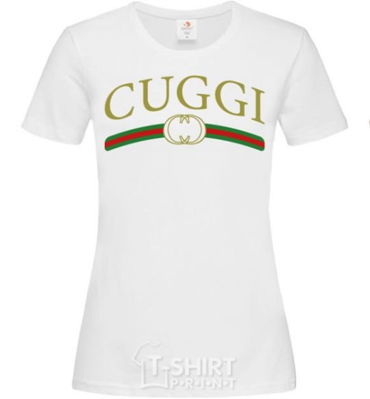 Women's T-shirt Cuggi White фото