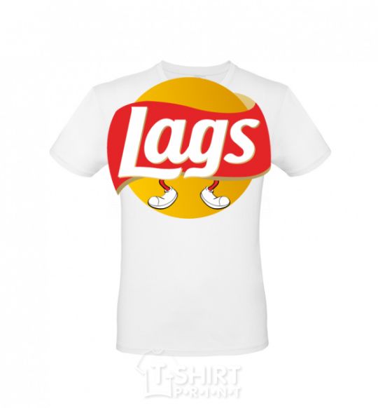 Men's T-Shirt Lags White фото