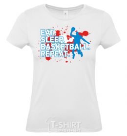 Women's T-shirt Basketball girl royal-blue фото