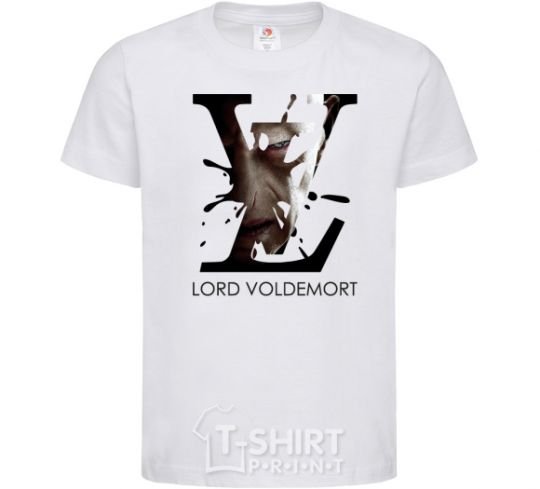 Kids T-shirt Lord Voldemort White фото