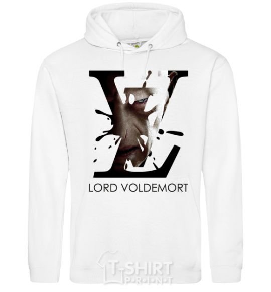 Men`s hoodie Lord Voldemort White фото