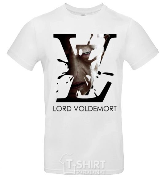 Мужская футболка Lord Voldemort Белый фото