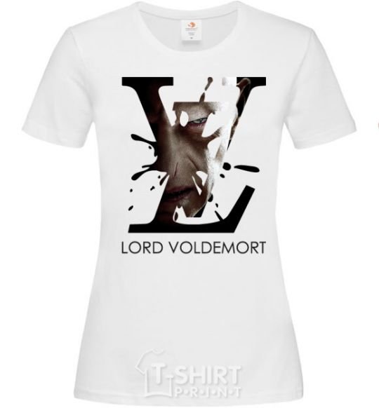 Women's T-shirt Lord Voldemort White фото