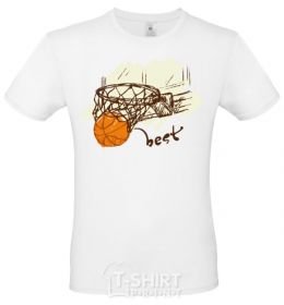 Men's T-Shirt Basketball best White фото