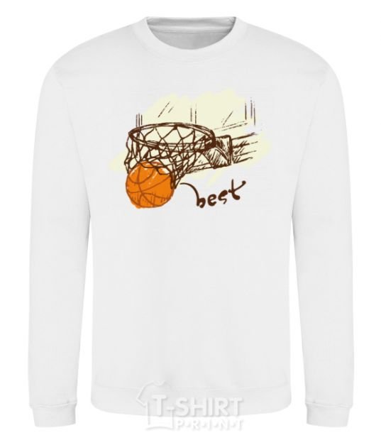 Sweatshirt Basketball best White фото