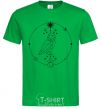 Men's T-Shirt Owl geometry kelly-green фото