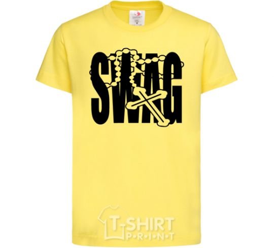 Детская футболка Swag style Лимонный фото