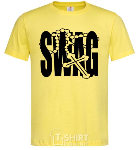 Мужская футболка Swag style Лимонный фото