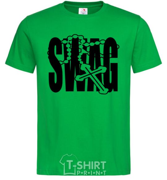 Мужская футболка Swag style Зеленый фото