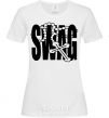Women's T-shirt Swag style White фото