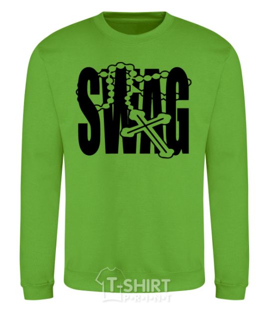 Sweatshirt Swag style orchid-green фото