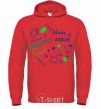 Men`s hoodie Ideas design crestivity bright-red фото
