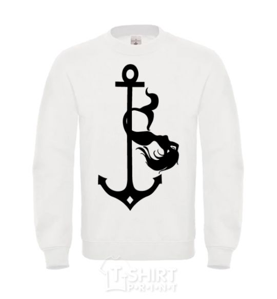 Sweatshirt Русалка pole dance White фото