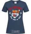 Women's T-shirt No regret live with no limit navy-blue фото