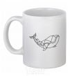 Ceramic mug Keith Geometry White фото