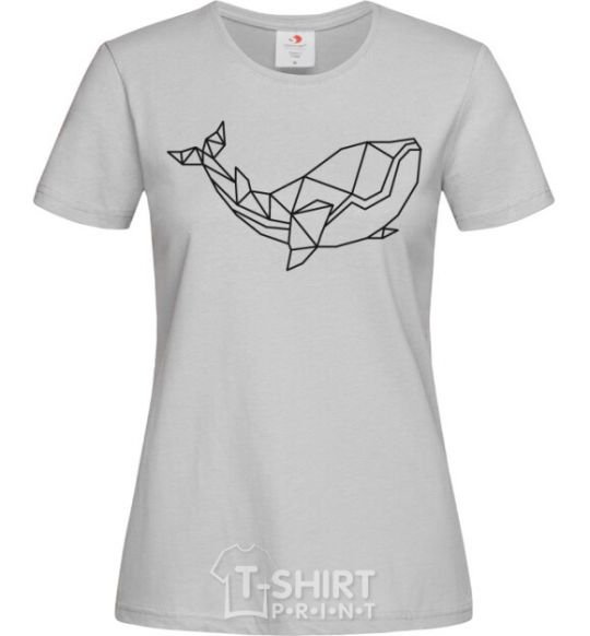 Women's T-shirt Keith Geometry grey фото