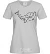 Women's T-shirt Keith Geometry grey фото