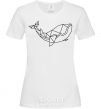 Women's T-shirt Keith Geometry White фото
