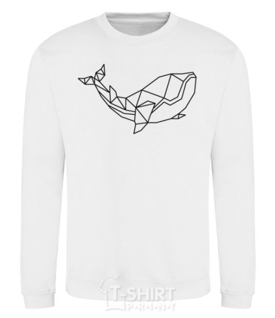 Sweatshirt Keith Geometry White фото