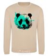 Sweatshirt Panda splash turquoise sand фото