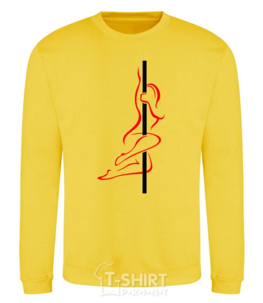 Sweatshirt Pole girl yellow фото