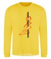 Sweatshirt Pole girl yellow фото