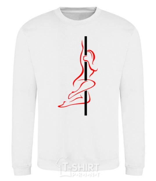 Sweatshirt Pole girl White фото