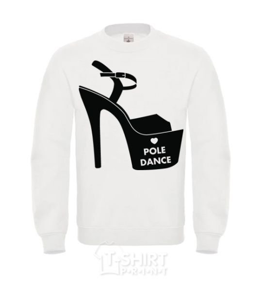 Sweatshirt Pole dance shoes White фото