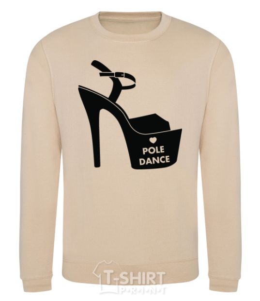 Sweatshirt Pole dance shoes sand фото