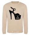 Sweatshirt Pole dance shoes sand фото