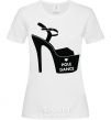 Women's T-shirt Pole dance shoes White фото