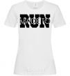 Женская футболка Made to run text Белый фото