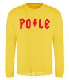 Sweatshirt Po-le yellow фото