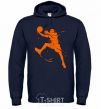 Men`s hoodie Basketball jump navy-blue фото