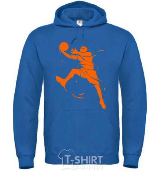 Men`s hoodie Basketball jump royal фото