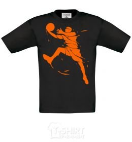Kids T-shirt Basketball jump black фото